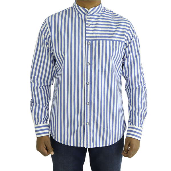 Men's woven shirt sample, style TWAR-261