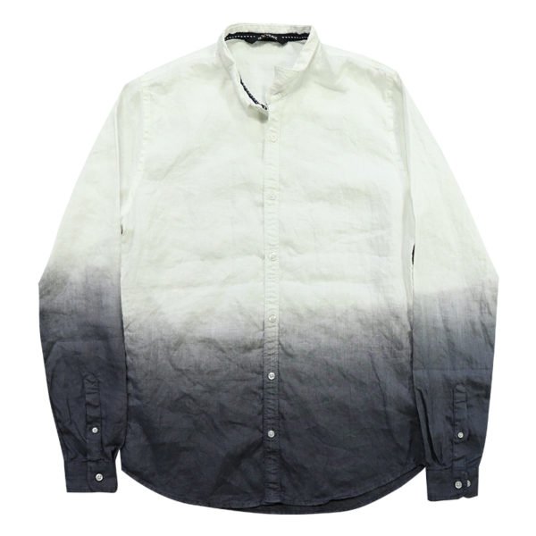 Linen-dyed shirt sample, style TWAR-338
